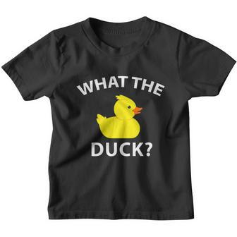 What The Duck Funny Rubber Duck Gift Youth T-shirt - Monsterry CA