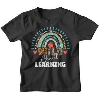 Wild About Learning Back To School Teacher 100 Day Of School Youth T-shirt - Thegiftio UK