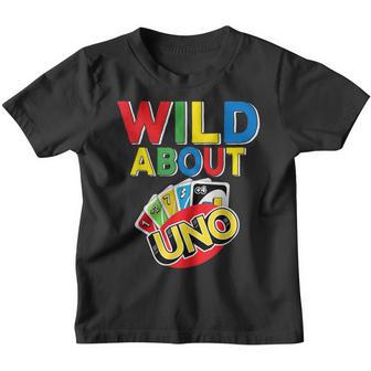 Wild About Uno Party Decorations 1St Birthday Outfit Boy Youth T-shirt - Thegiftio UK