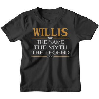 Willis Legend Name Willis - Youth T-shirt - Thegiftio UK