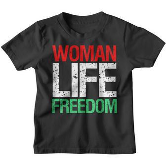 Woman Life Freedom Iran Iranian Patriotic Slogan Vintage V2 Youth T-shirt - Thegiftio UK