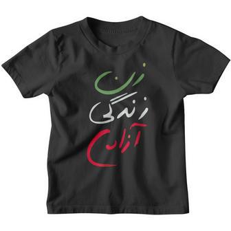 Women Life Freedom Farsi Calligraphy Zan Zendegi Azadi Youth T-shirt - Thegiftio UK