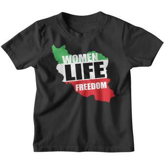 Women Life Freedom Support Women Rights Mahsa Free Iran Youth T-shirt - Thegiftio UK