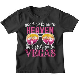 Womens Bad Girls Go To Vegas Funny Las Vegas Girls Trip Youth T-shirt - Thegiftio UK