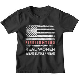 Womens Firefighter Female Fire Fighter Firefighting Mom Funny Gift Youth T-shirt - Monsterry UK
