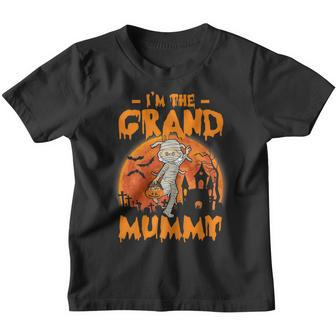 Womens Funny Grandma Halloween Costume Gifts Im The Grand Mummy Youth T-shirt - Thegiftio UK