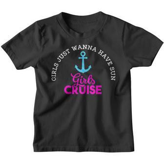 Womens Girls Cruise Outfits Funny Cruise Trip Sun 2022 Vacation Youth T-shirt - Thegiftio UK