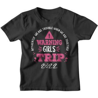 Womens Girls Vacation Womens Girls Trip Girls Weekend 2022 Youth T-shirt - Thegiftio UK
