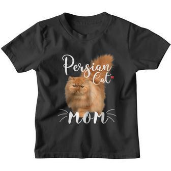 Womens Persian Cat Mom Female Cat Owner Persian Kitty Youth T-shirt - Monsterry DE