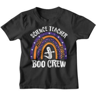 Womens Rainbow Science Teacher Boo Crew Halloween Costume For Women Youth T-shirt - Thegiftio UK