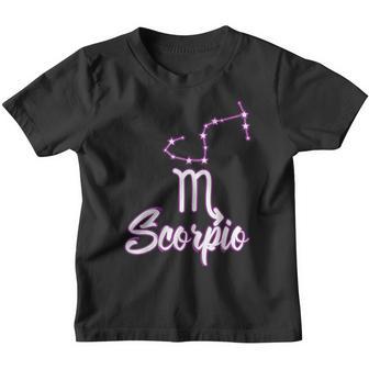 Womens Scorpio Queen Afro Melanin Girl Birthday For Black Women Youth T-shirt - Thegiftio UK