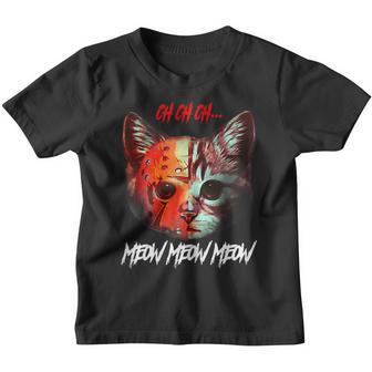 Womens Womens Ch Ch Ch Meow Meow Meow Funny Halloween V4 Youth T-shirt - Thegiftio UK