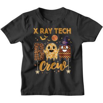 X Ray Tech Boo Crew X Ray Technician Halloween Costume Women Youth T-shirt - Thegiftio UK