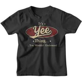 Yee Shirt Personalized Name Gifts T Shirt Name Print T Shirts Shirts With Name Yee Youth T-shirt - Thegiftio UK