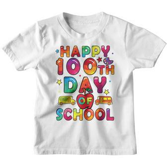 100 Days Of School Boys Girls Happy 100 Days Of School V2 Youth T-shirt - Seseable