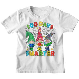 100 Days Yall Gnomes Happy 100Th Day Of School Smarter Youth T-shirt - Thegiftio UK