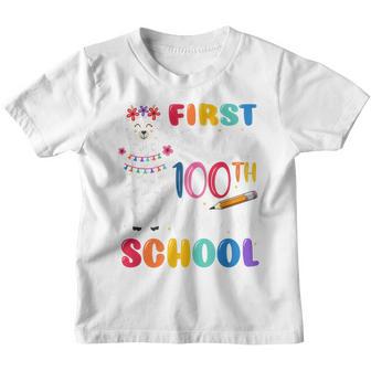 100Th Day Of School No Prob Llama 100Th Day First Grade Youth T-shirt - Thegiftio UK