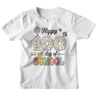 100Th Day Of School Teachers Kids Child Happy 100 Days V15 Youth T-shirt - Thegiftio UK
