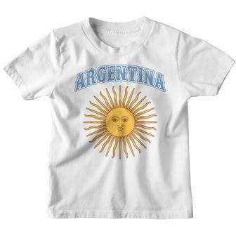 Argentina Soccer Jersey Sun Of May Kids Toddler Girl Women Youth T-shirt - Thegiftio UK