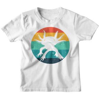 Axolotl Funny Gift Mom Dad Kids Retro Design T-Shirt Youth T-shirt - Thegiftio UK