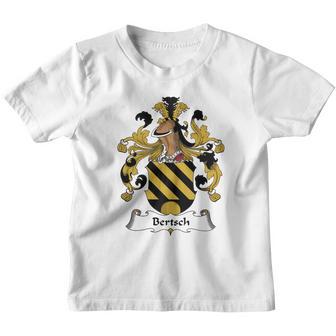 Bertsch Family Crest German Family Crests V2 Youth T-shirt - Thegiftio UK