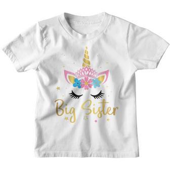 Big Sister Kids Unicorn Big Sister Little Sister Youth T-shirt - Thegiftio UK