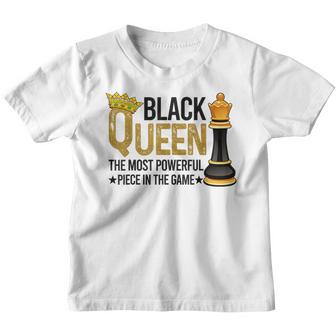 Black Queen The Most Powerful Piece In The Game V5 Youth T-shirt - Thegiftio UK