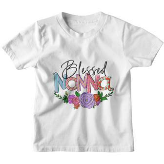 Blessed Nonna Graphic First Time Grandma Shirt Plus Size Shirts For Girl Mom Son Youth T-shirt - Monsterry