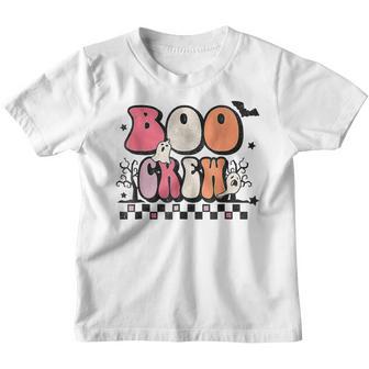 Boo Crew Retro Halloween Matching Family Group Nurse Teacher Youth T-shirt - Thegiftio UK