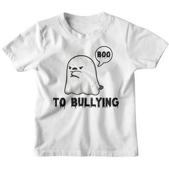 Boo To Bullying Orange Anti Bullying Unity Day Halloween Kid Youth T-shirt - Thegiftio UK