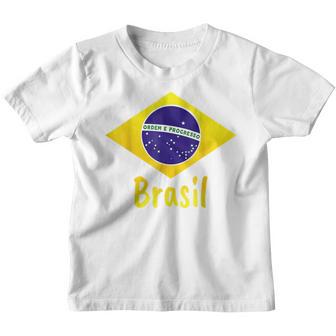 Brazil Flag Cool Brazil Soccer Jersey For Men Women Boy Girl Youth T-shirt - Thegiftio UK