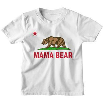 California Republic Mama Bear Youth T-shirt - Monsterry UK