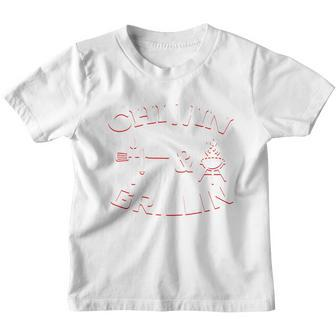 Chillin And Grillin Bbq Cooking Youth T-shirt - Monsterry AU