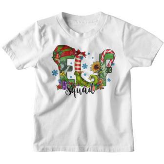 Christmas Elf Squad Funny Xmas Family Matching Pajama Kids Youth T-shirt - Thegiftio UK