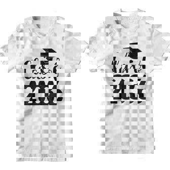 Class Of 2036 Grow With Me Handprints Graduation Youth T-shirt | Mazezy
