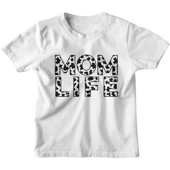 Cow Print Farm Life Mom Life Mama Mothers Day Mothers Day Youth T-shirt - Monsterry AU