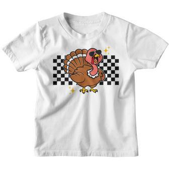 Cute Retro Thanksgiving Turkey Costume Kids Toddler Women Youth T-shirt - Thegiftio UK