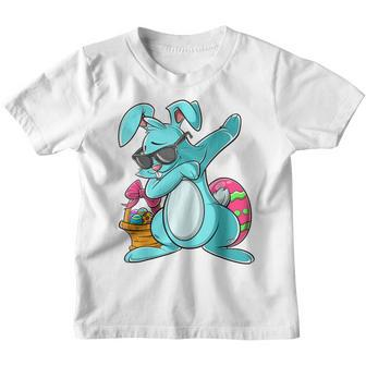 Dabbing Bunny Easter For Boys Girls Adults Youth T-shirt | Mazezy
