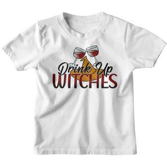 Drink Up Witches Halloween V7 Youth T-shirt - Thegiftio UK