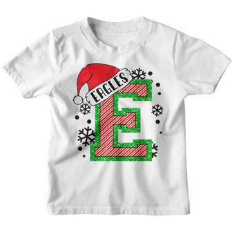 Eagles Christmas Santa School Sport Spirit Youth T-shirt - Thegiftio UK
