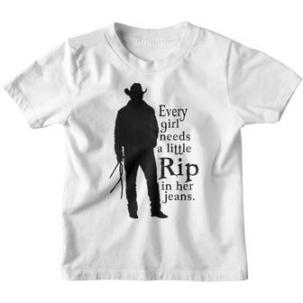 Every Girl Needs A Little Rip In Her Jeans V8 Youth T-shirt - Thegiftio UK
