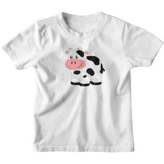Farm Animals Cow Goes Moo Toddlers Little Boy & Girl Youth T-shirt - Seseable