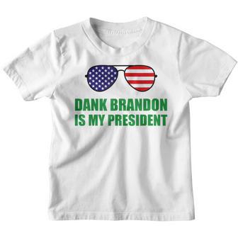 Funny Dank Brandon Is My President Mens Womens V3 Youth T-shirt - Thegiftio UK