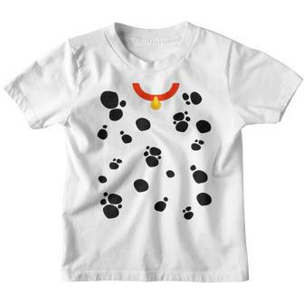 Funny Dog Dalmatian Costume Halloween Youth T-shirt - Thegiftio UK