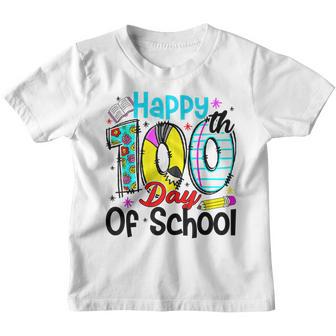 Funny Happy 100 Days Of School Smile For Student & Teacher V2 Youth T-shirt - Thegiftio UK