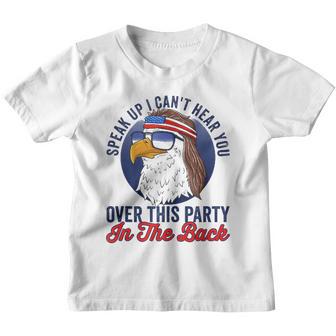 Funny Redneck 4Th Of July American Flag Usa Eagle Mullet Youth T-shirt - Thegiftio UK