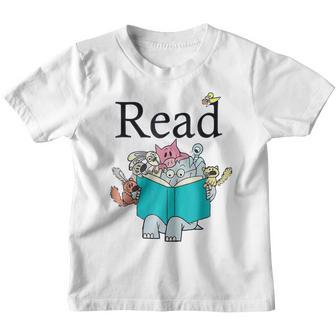 Funny Teacher Library Read Book Club Piggie Elephant Pigeons V2 Youth T-shirt - Thegiftio UK
