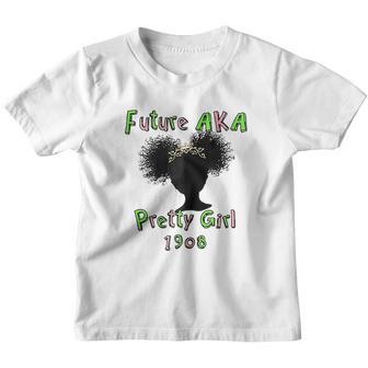 Future Aka With Crown Pretty Girl Pink And Green V2 Youth T-shirt - Thegiftio UK