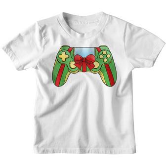 Gamer Funny Video Game Controller Santa Hat Christmas Gaming V2 Youth T-shirt - Thegiftio UK