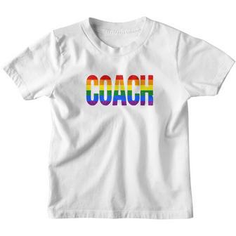 Gay Pride Coach Rainbow Flag Jobs 2020 Youth T-shirt - Thegiftio UK